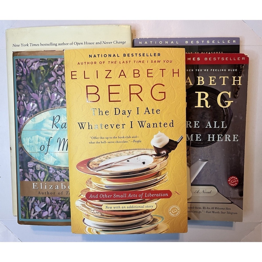 Elizabeth Berg Softcover Lot 5 Hardback And Paperback Books Women's Fiction